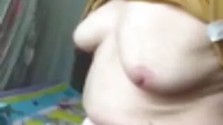 Humilhado filme pornô mulher de vestido puta Luna luz forçado a suportar um áspero foda